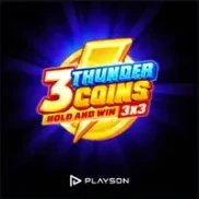 3 Thunder Coins bij Starzino