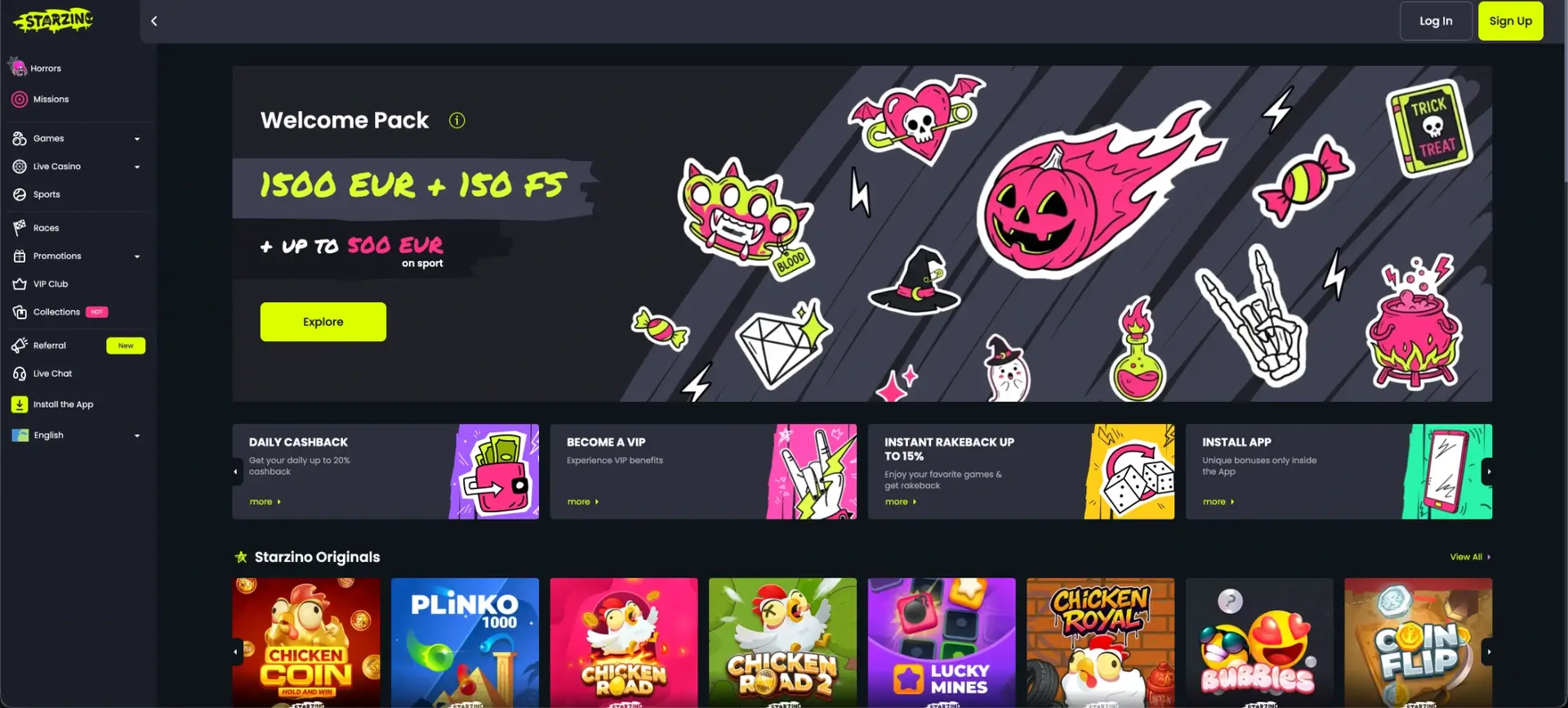 Starzino Casino bij Starzino